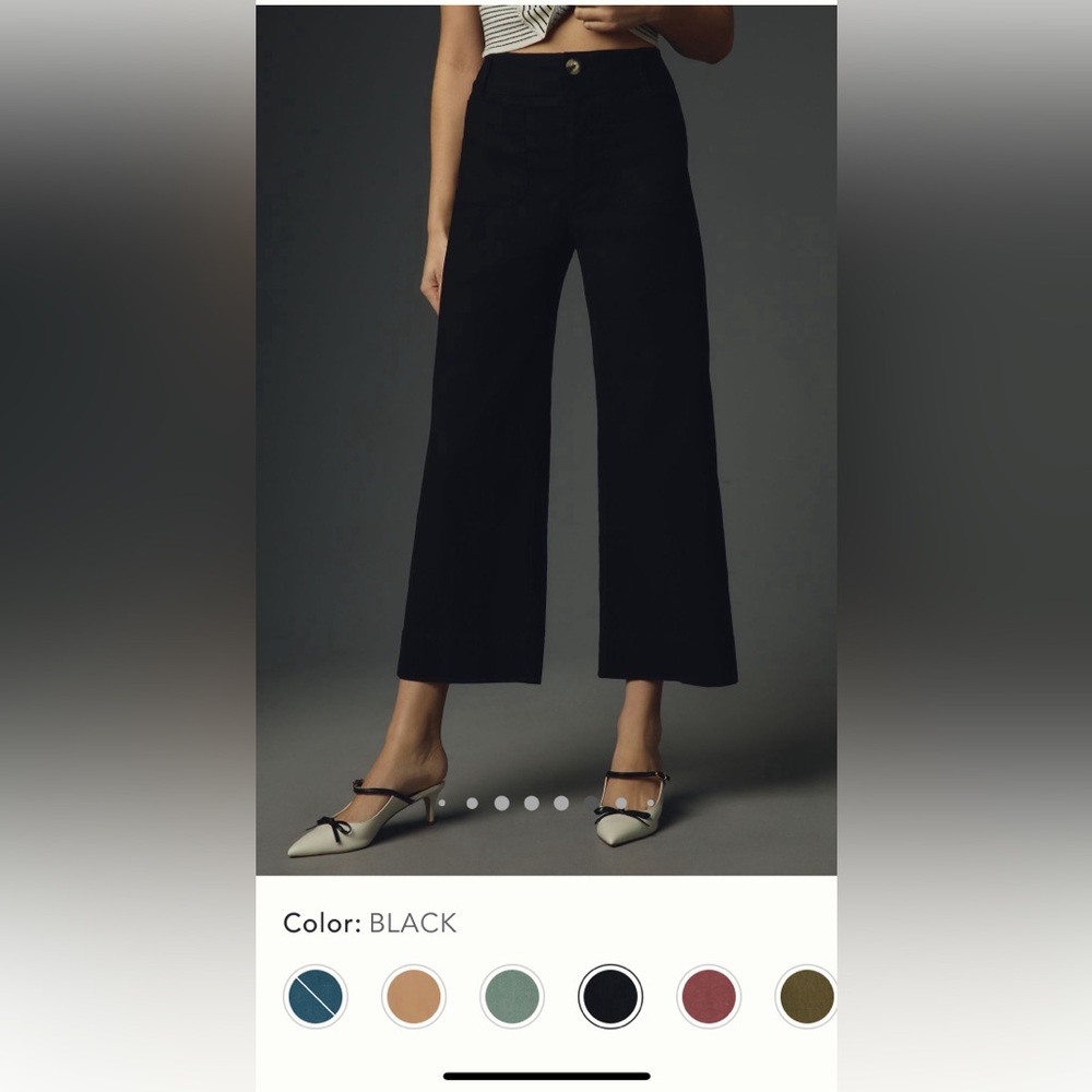 ANTHROPOLOGIE- Colette Wide Leg Pants 31